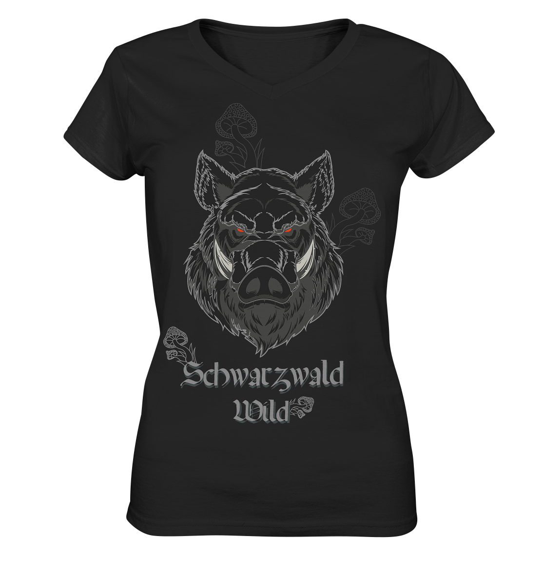 Schwarzwald Wild | Damen V-Neck Shirt