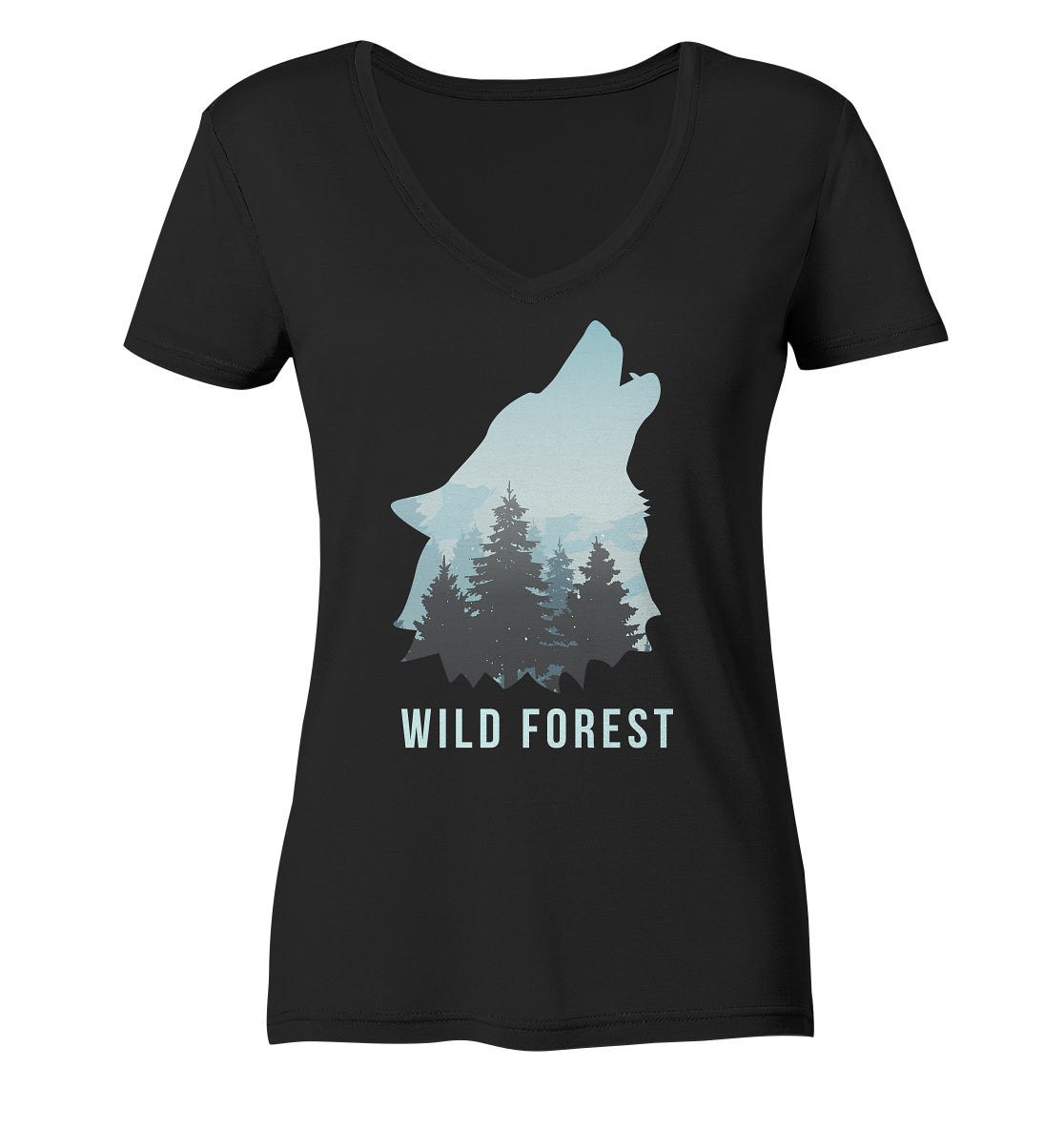 Wild Forest | - Ladies V-Neck Shirt