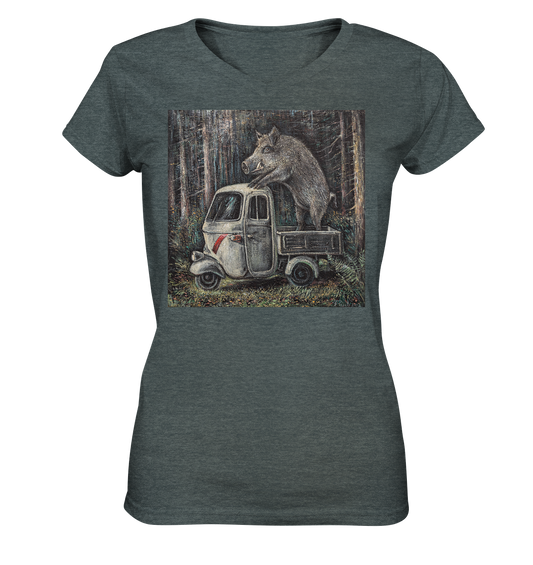 Apecinghiale | Damen V-Neck Shirt
