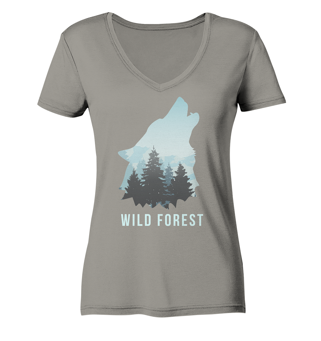 Wild Forest | - Ladies V-Neck Shirt