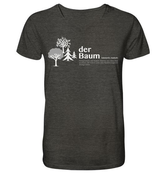 der Baum | Bio Herren V-Neck Shirt Organic - Mens Organic V-Neck Shirt