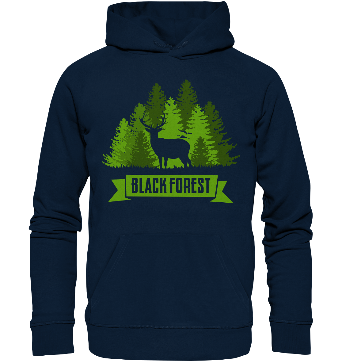Black Forest Hirsch & Wald | Organic Hoodie