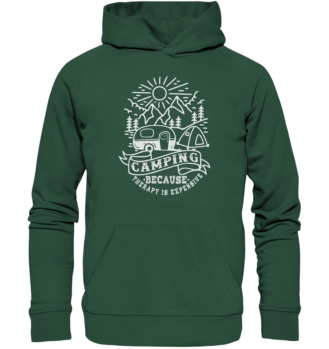 Camping Therapy | Organic Hoodie