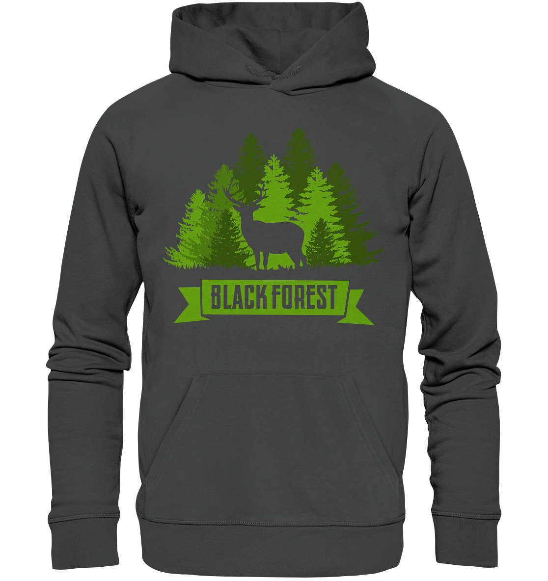 Black Forest Hirsch & Wald | Organic Hoodie
