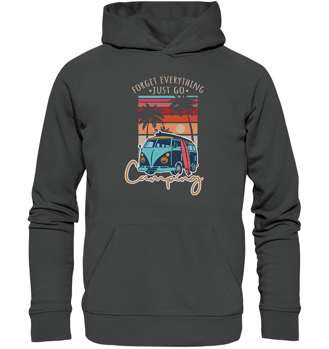 Just Go Camping | - Organic Basic Hoodie