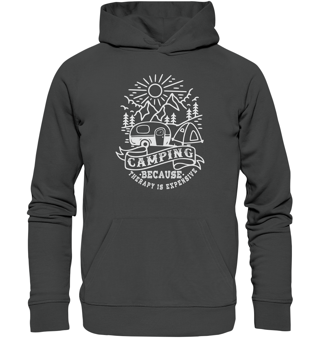 Camping Therapy | Organic Hoodie