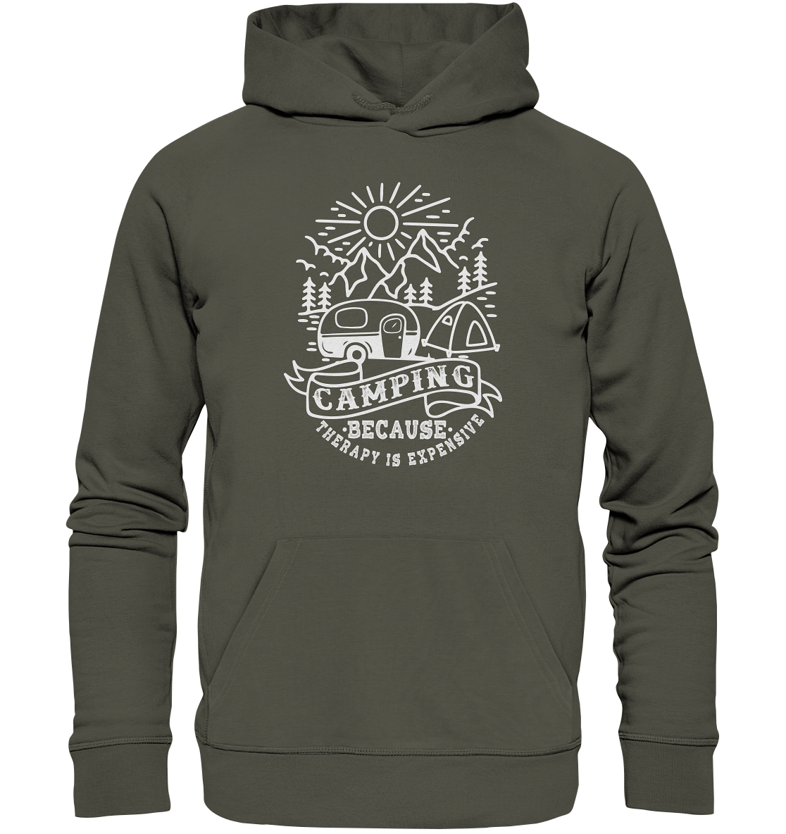 Camping Therapy | Organic Hoodie