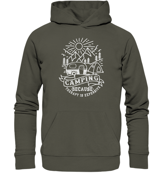 Camping Therapy | Organic Hoodie