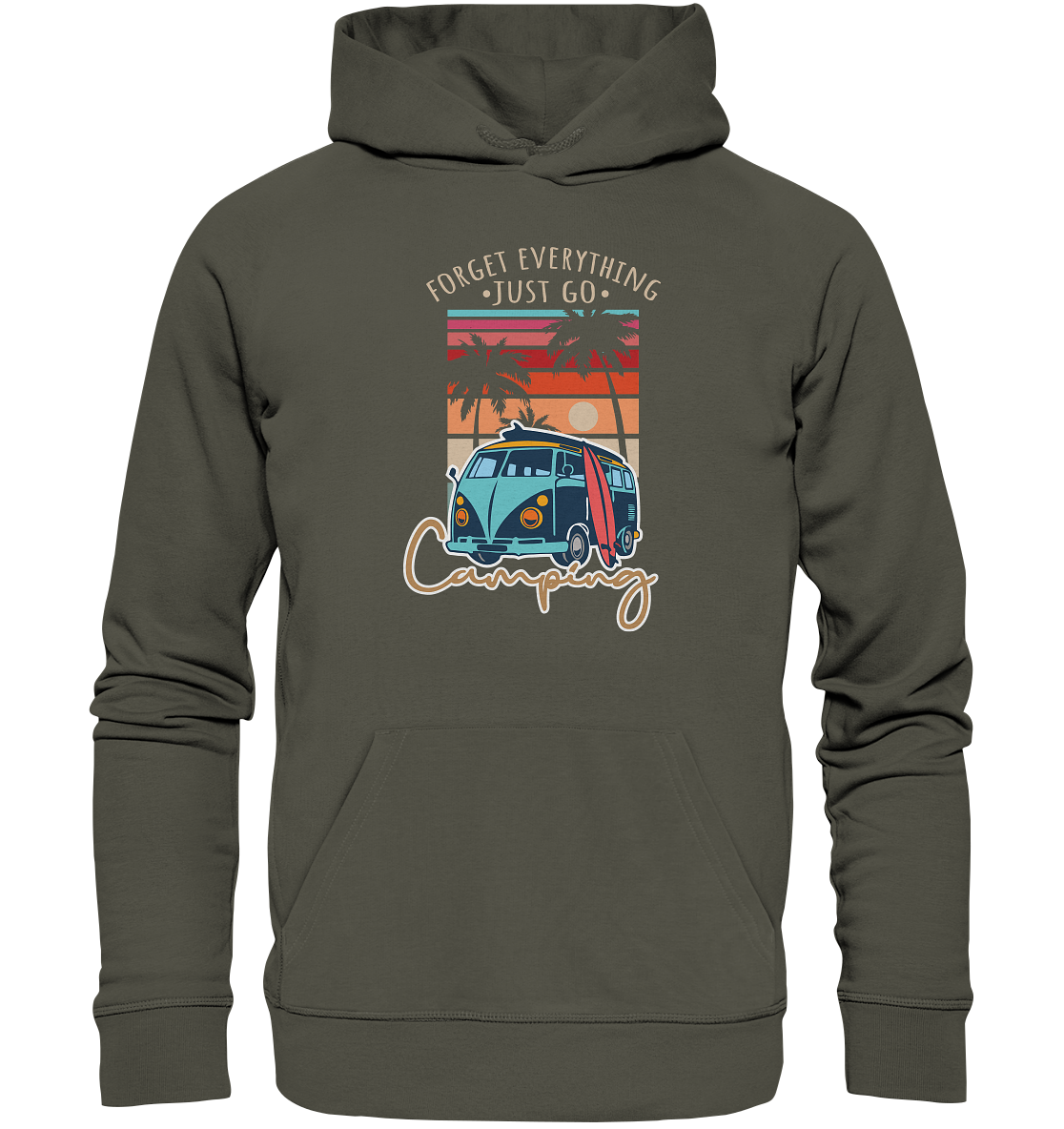 Just Go Camping | - Organic Basic Hoodie