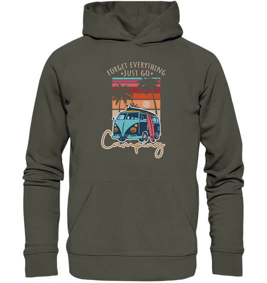 Just Go Camping | - Organic Basic Hoodie