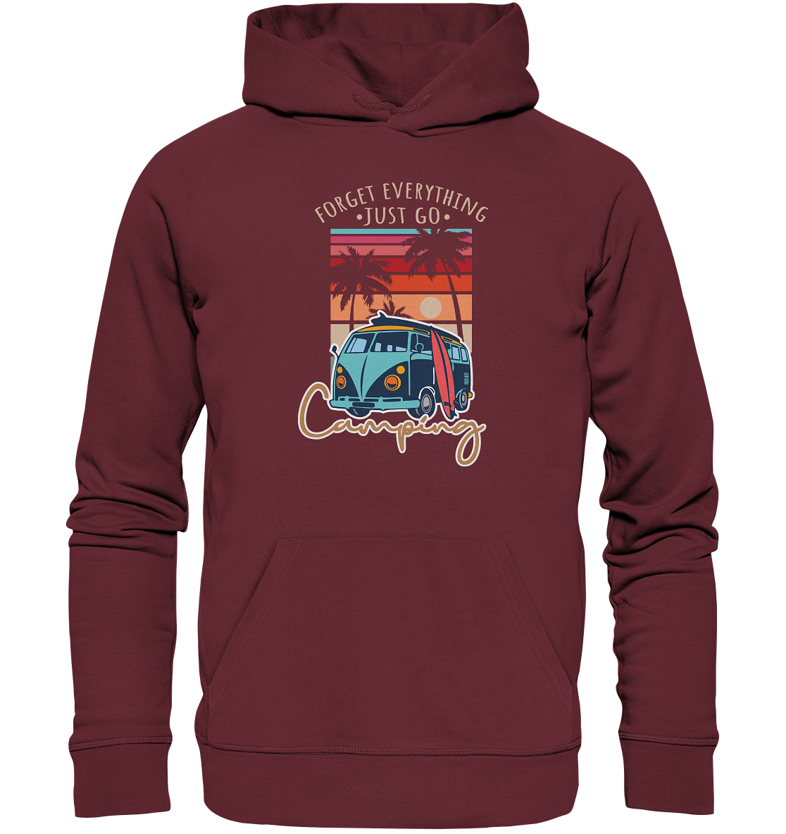 Just Go Camping | - Organic Basic Hoodie