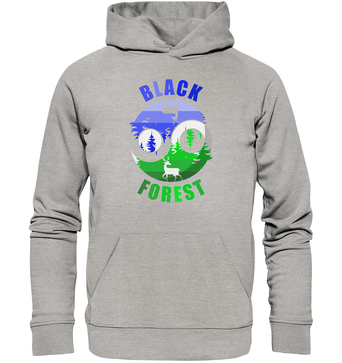 Black In The Forest | Organic Hoodie