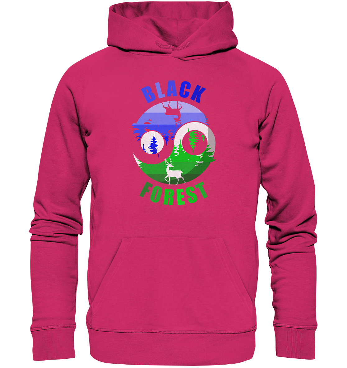 Black In The Forest | Organic Hoodie