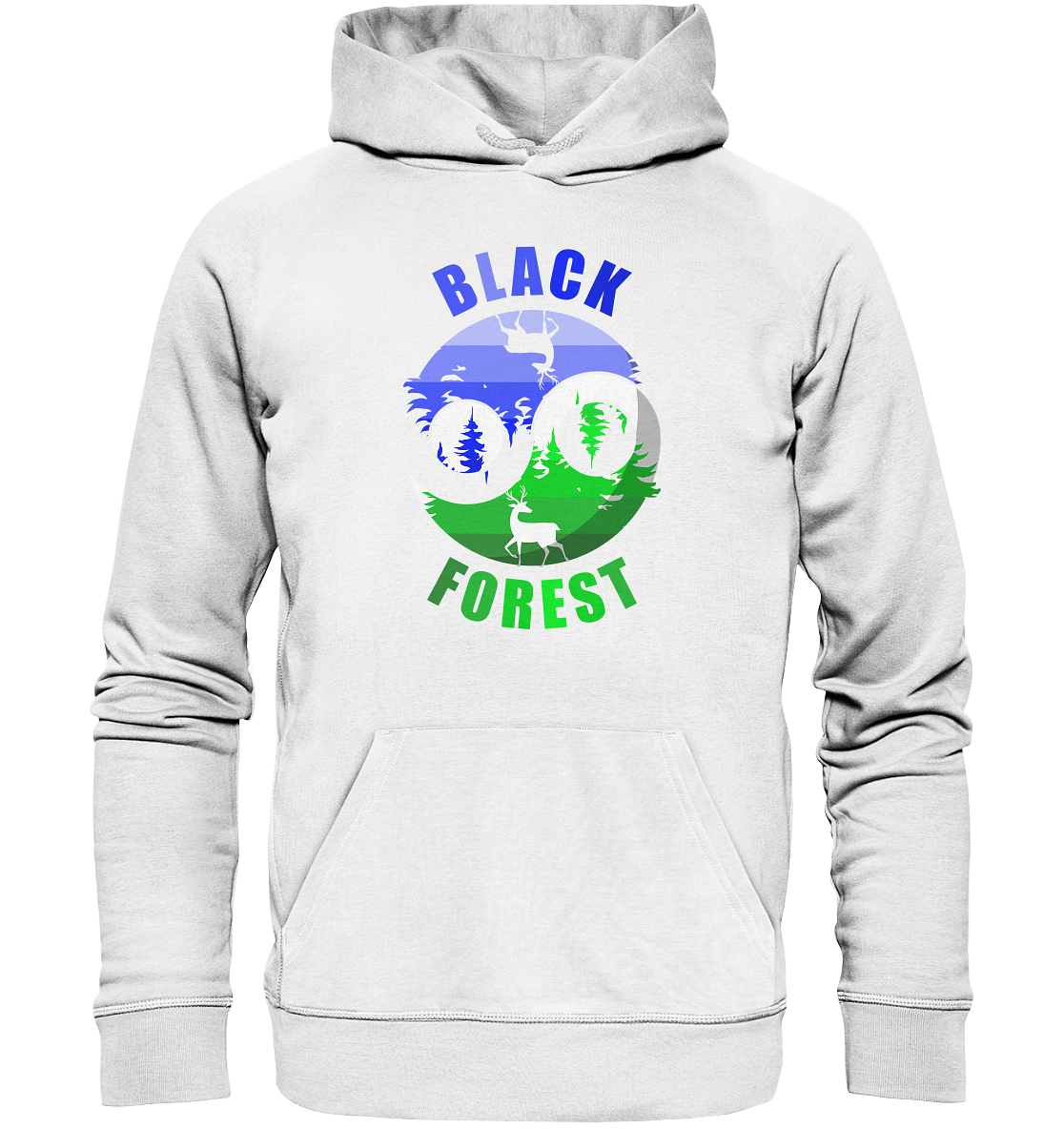 Black In The Forest | Organic Hoodie