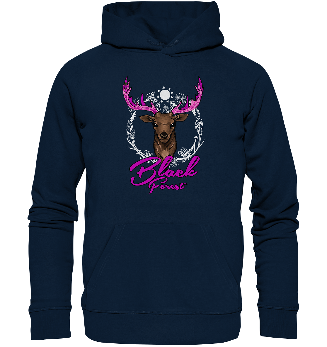 Black Forest Hirsch | Premium Organic Hoodie