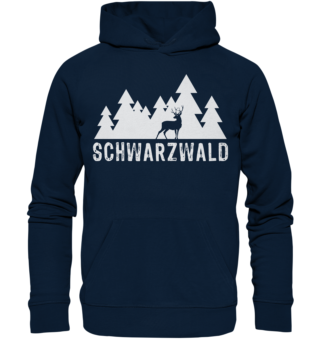 Schwarzwald Hirsch | Bio Premium Hoodie Organic