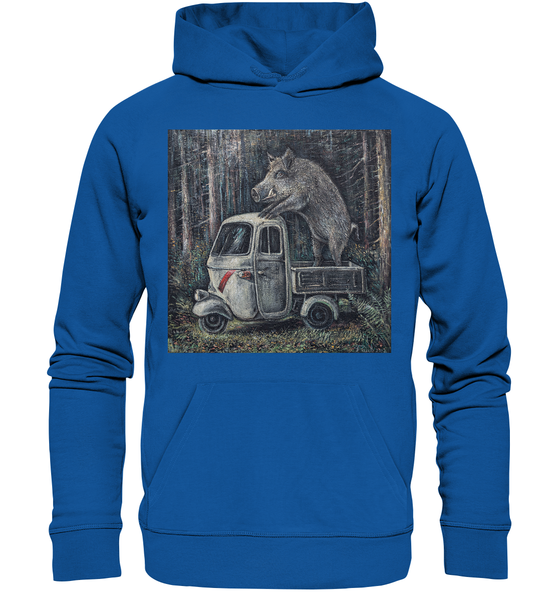 Ape Wildschwein "Apecinghiale" | Bio Premium Hoodie Organic