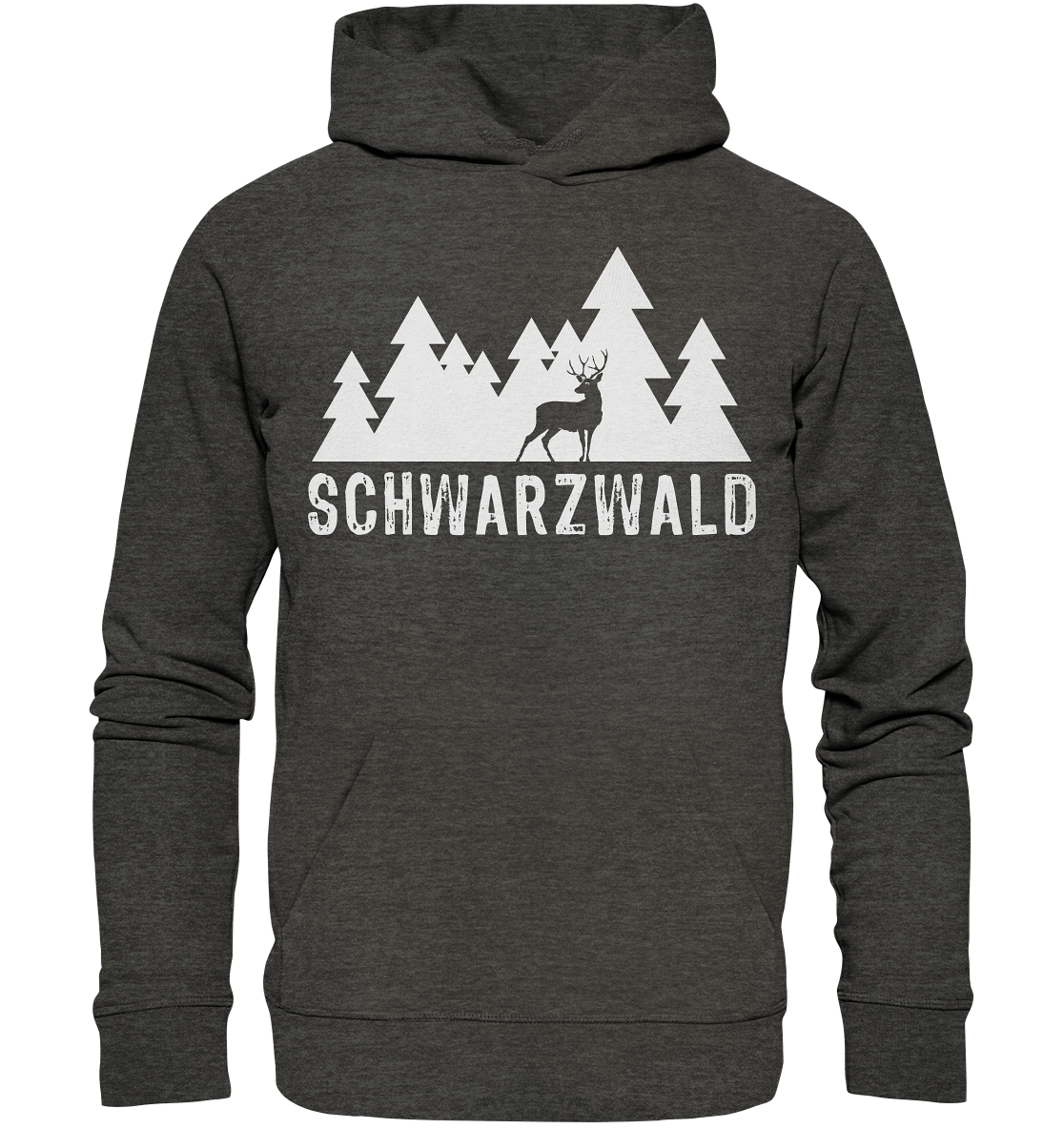 Schwarzwald Hirsch | Bio Premium Hoodie Organic