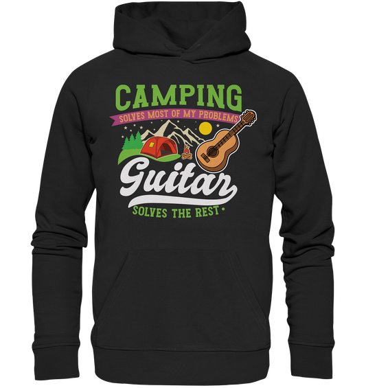 Camping & Guitar | Bio Hoodie Organic