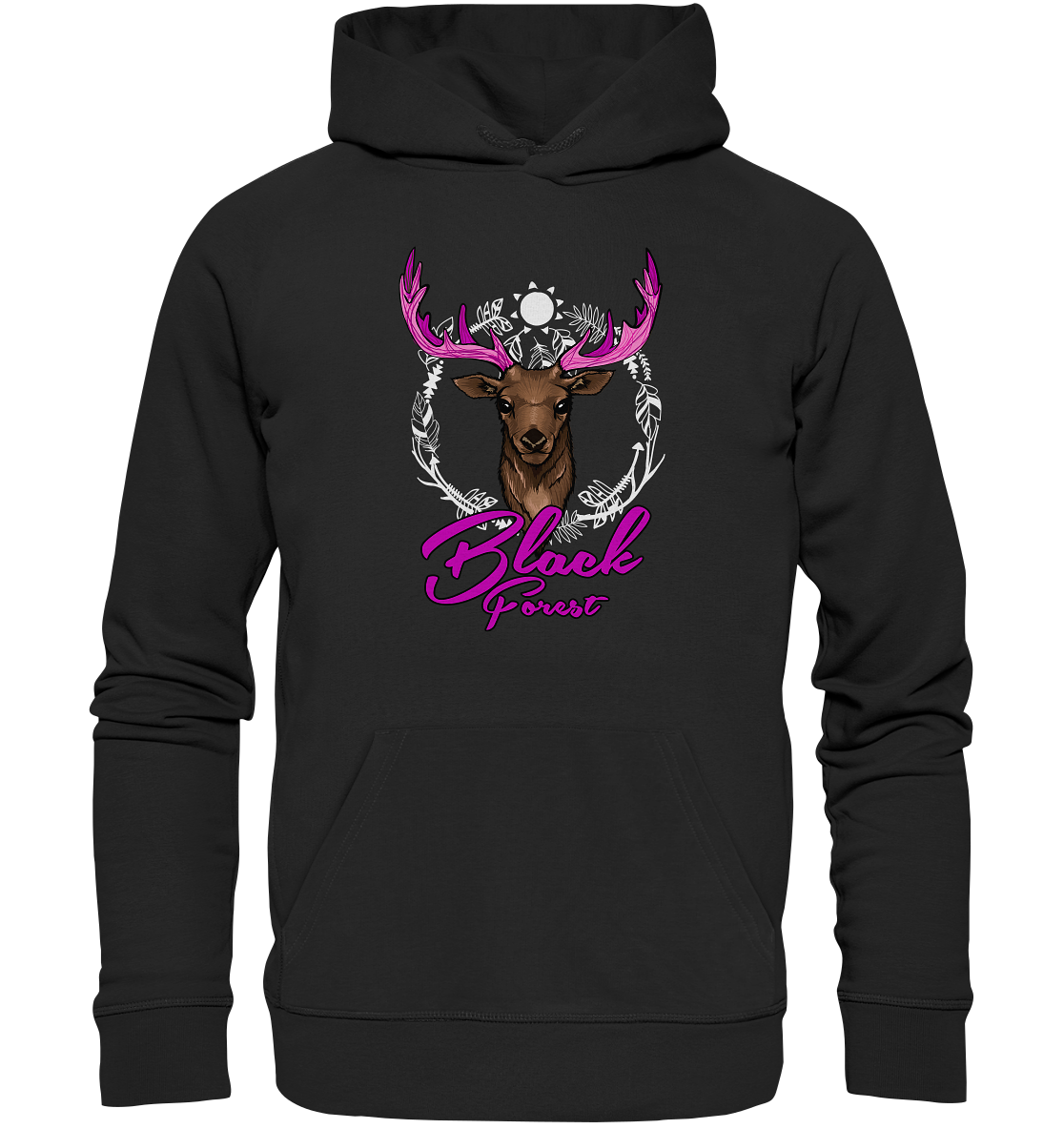 Black Forest Hirsch | Premium Organic Hoodie