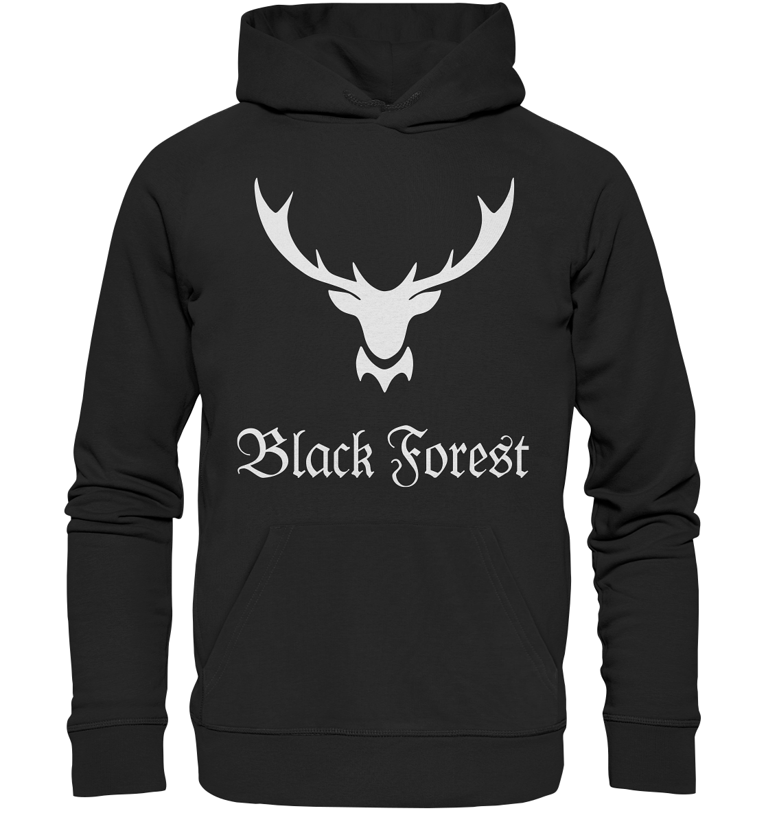 Black Forest Hirschgeweih | Organic Premium Hoodie