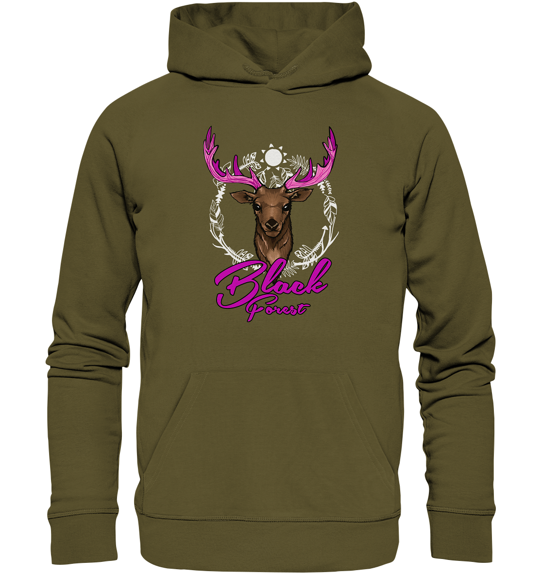 Black Forest Hirsch | Premium Organic Hoodie