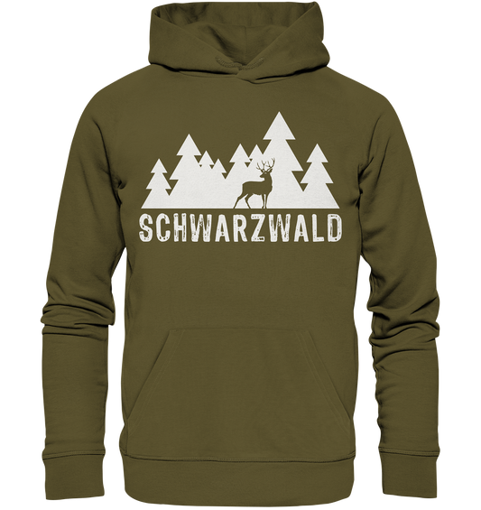 Schwarzwald Hirsch | Bio Premium Hoodie Organic