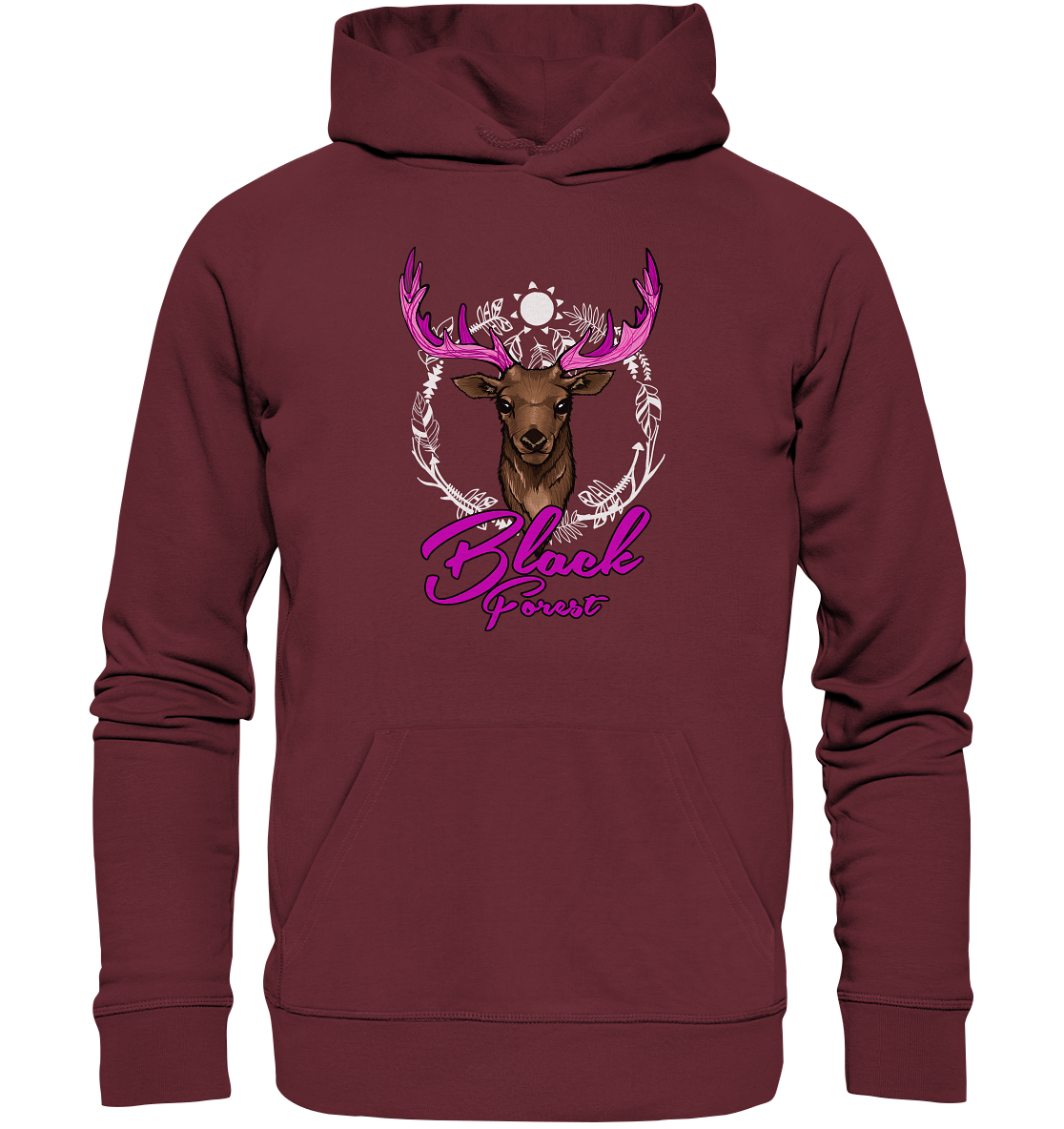 Black Forest Hirsch | Premium Organic Hoodie