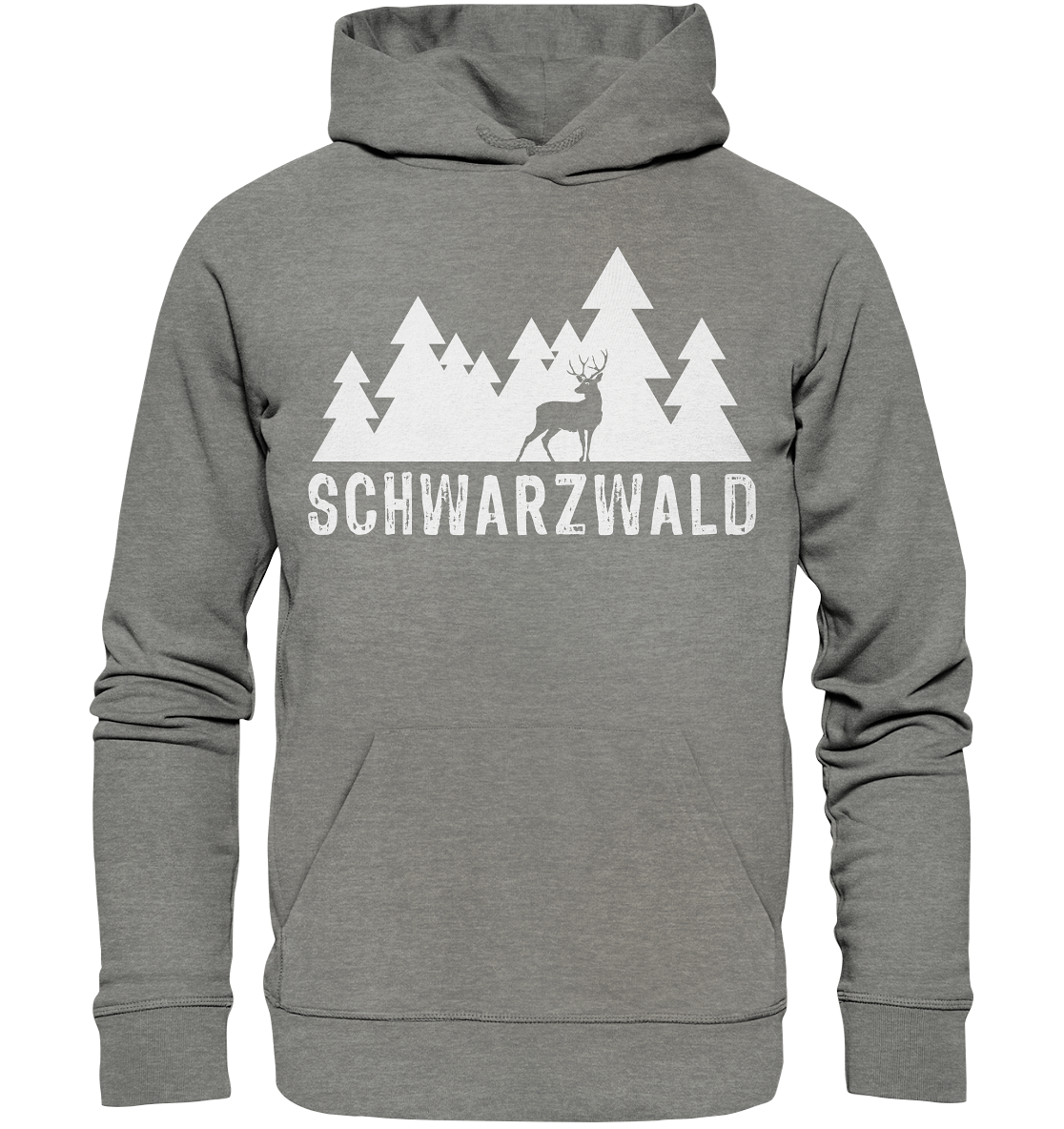 Schwarzwald Hirsch | Bio Premium Hoodie Organic