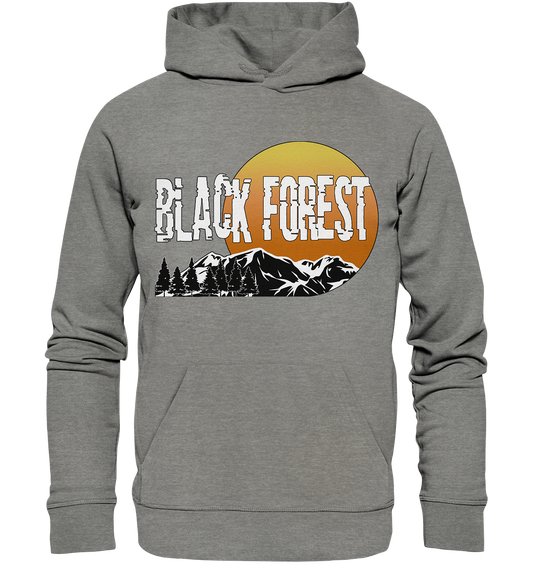 Black Forest Sonnenuntergang | Bio Hoodie Organic