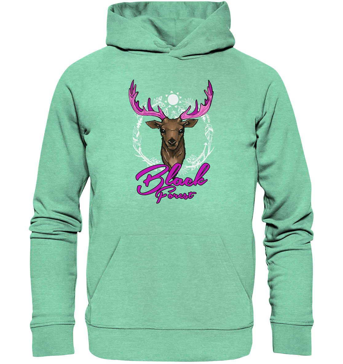 Black Forest Hirsch | Premium Organic Hoodie