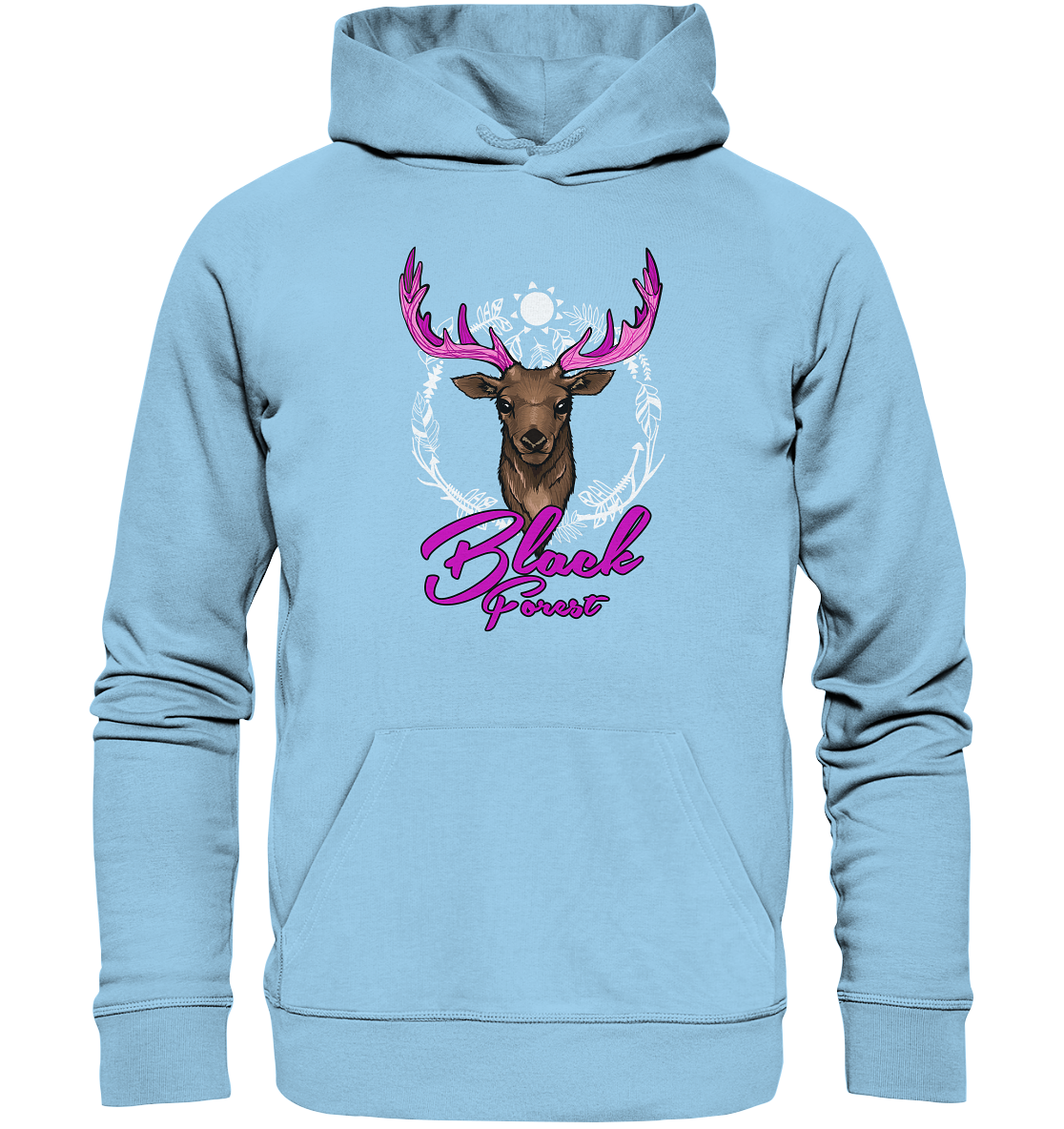 Black Forest Hirsch | Premium Organic Hoodie