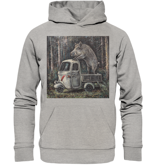 Ape Wildschwein "Apecinghiale" | Bio Premium Hoodie Organic