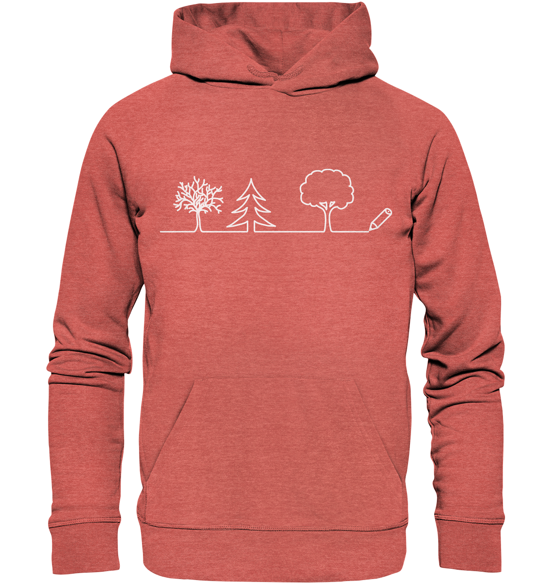 Bäume zeichnen | Bio Premium Hoodie Organic