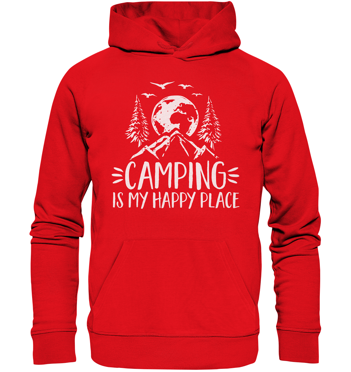 Camping Is My Happy Place | Premium Organic Hoodie