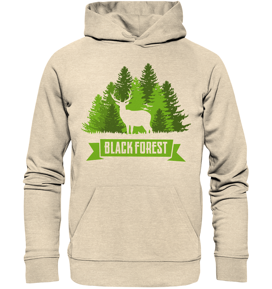 Black Forest Hirsch & Wald | Organic Hoodie