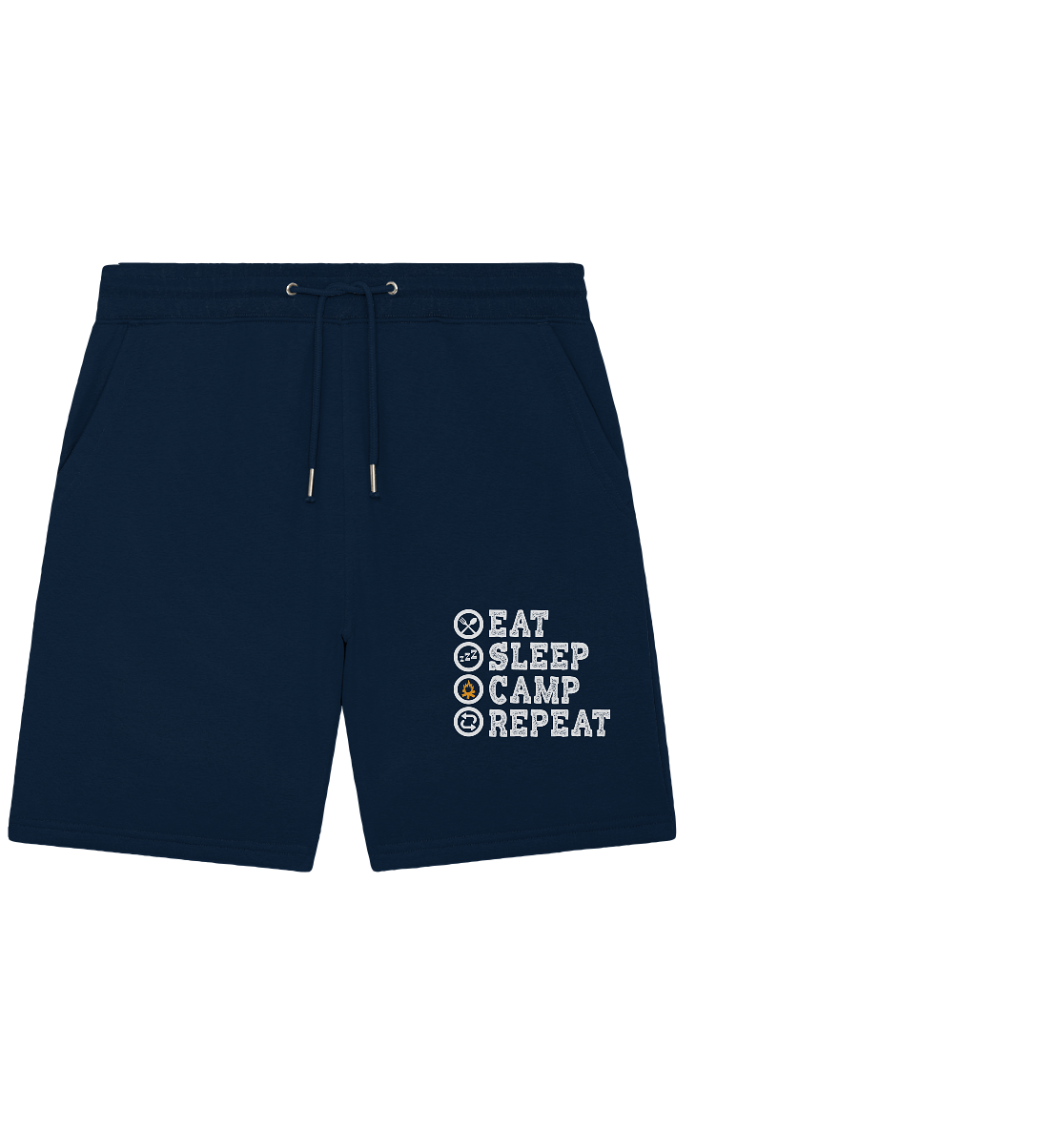 Eat Sleep Camp Repeat | Organic Jogger Shorts
