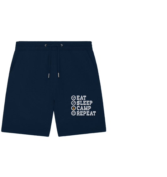 Eat Sleep Camp Repeat | Organic Jogger Shorts