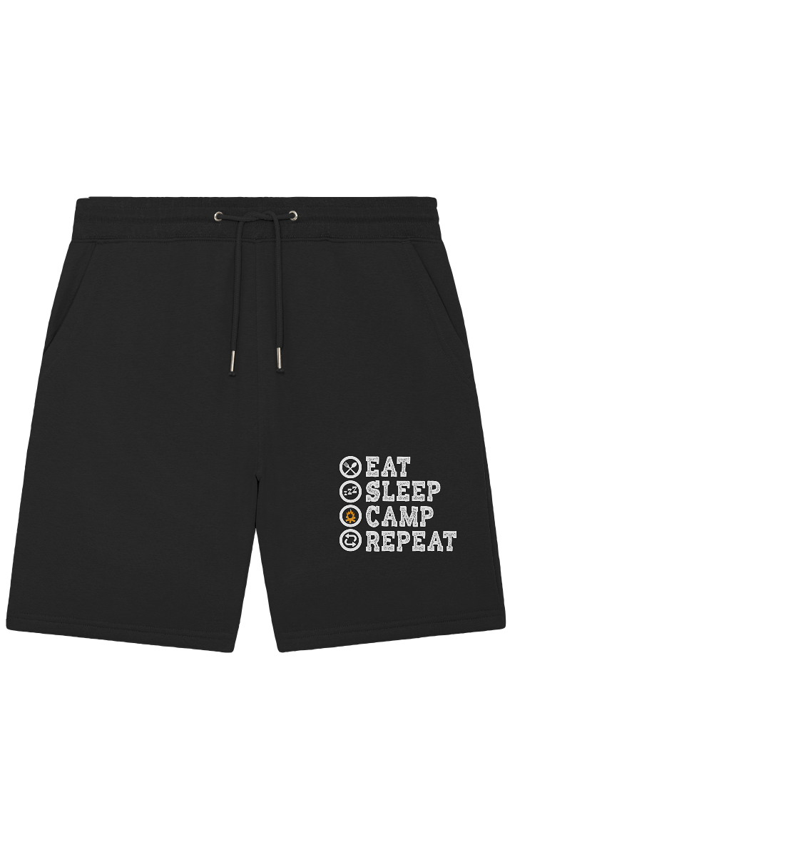 Eat Sleep Camp Repeat | Organic Jogger Shorts