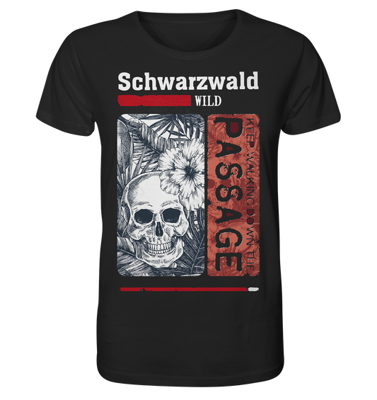 Schwarzwald Wild Passage Skull | Bio T-Shirt Organic