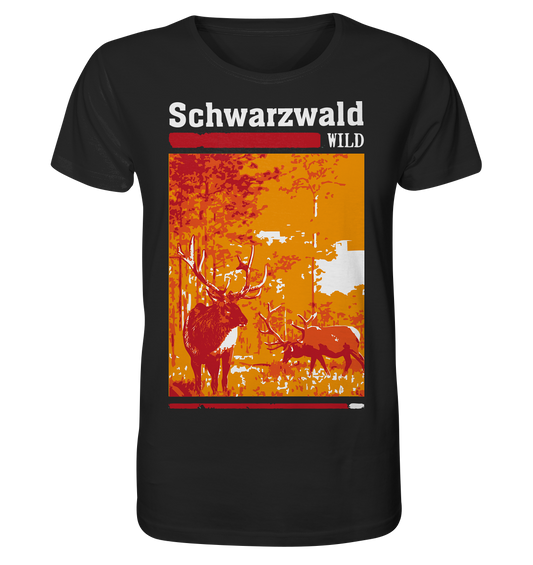 Schwarzwald Wild Hirsch | Bio T-Shirt Organic