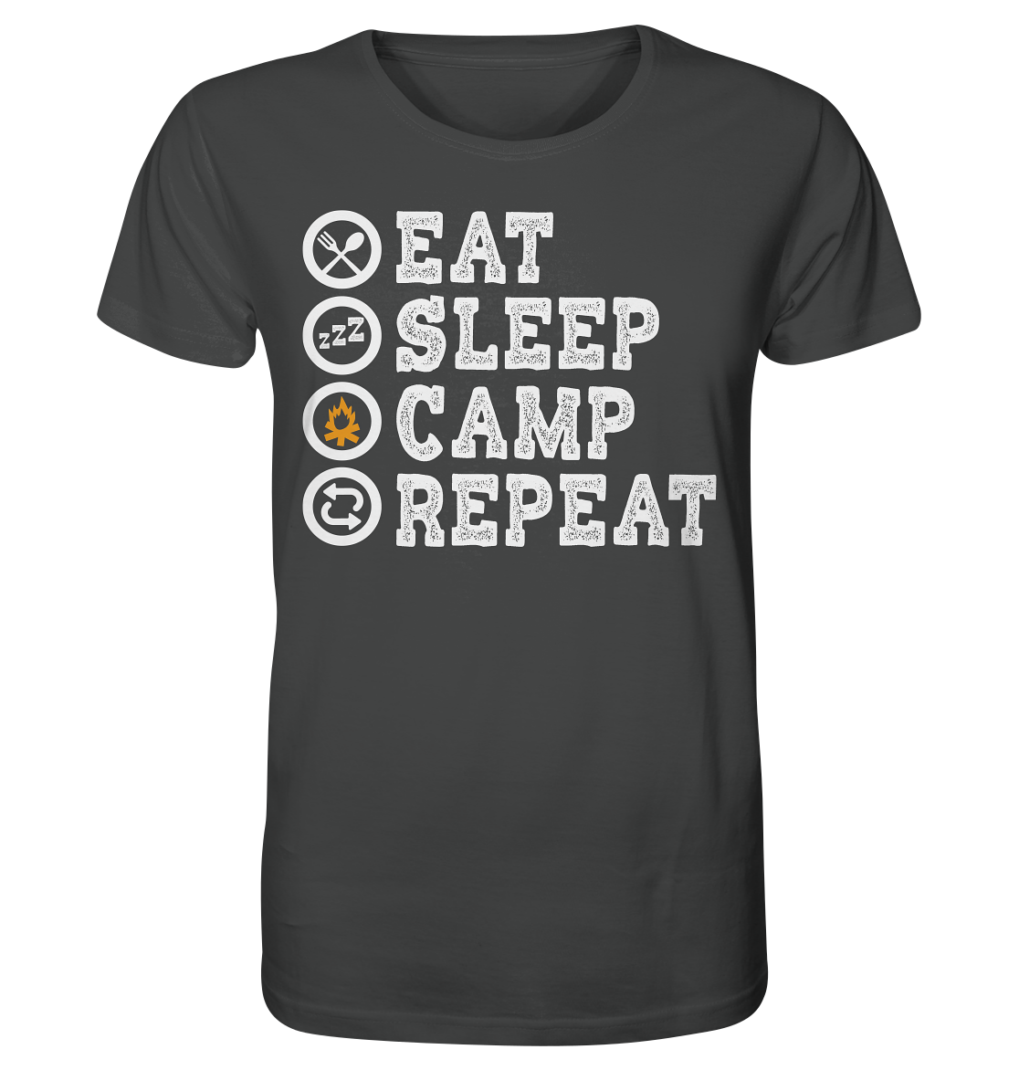 Eat Sleep Camp Repeat | - Organic Shirt