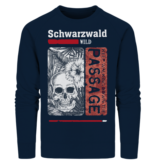 Schwarzwald Wild Passage Skull | Bio Sweatshirt Organic