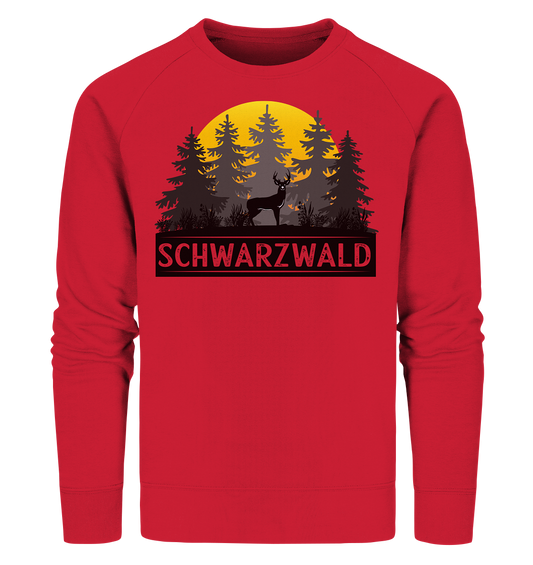 Schwarzwald Sonnenuntergang | Bio Sweatshirt Organic