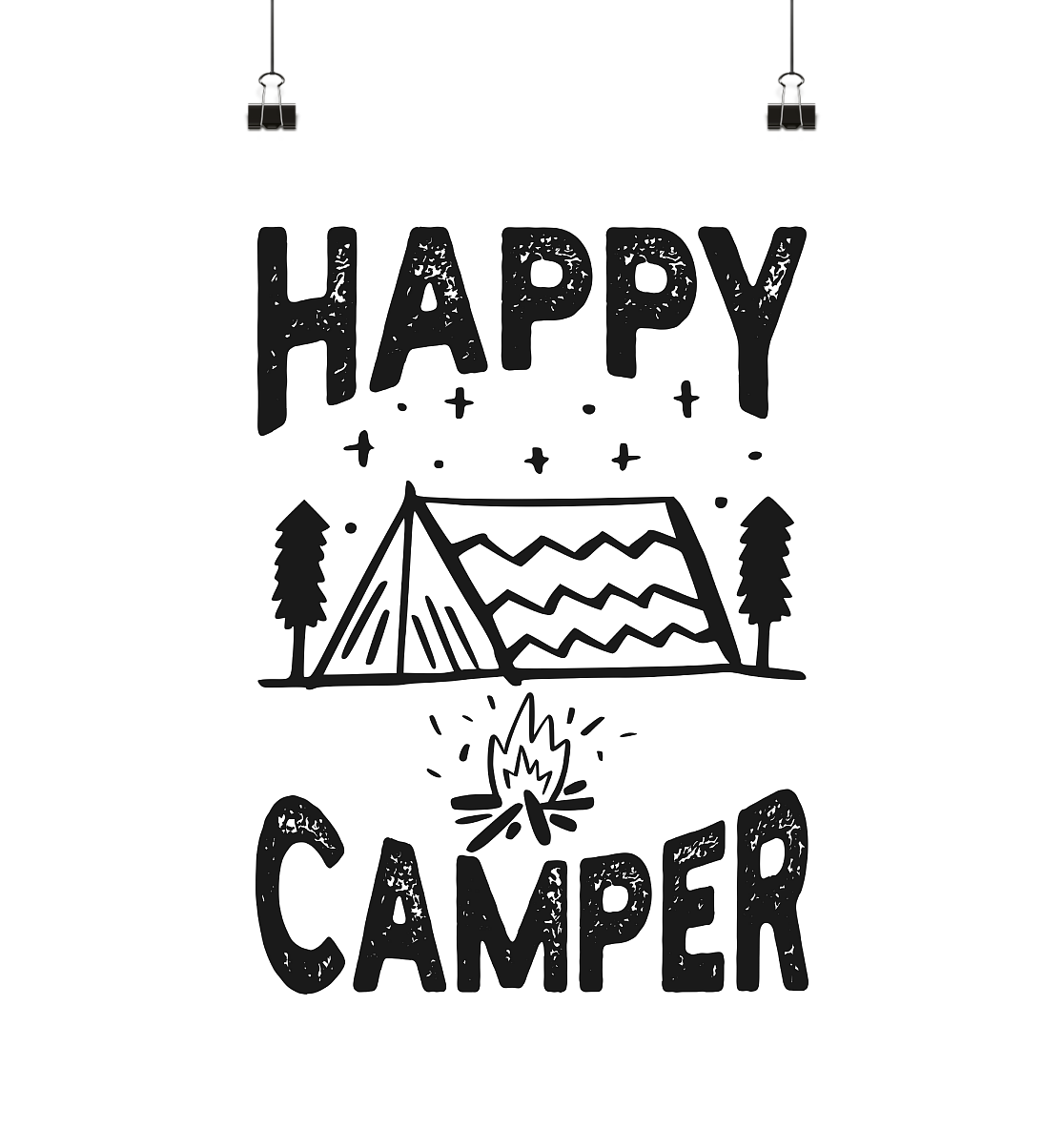 Happy Camper | Poster DIN A4