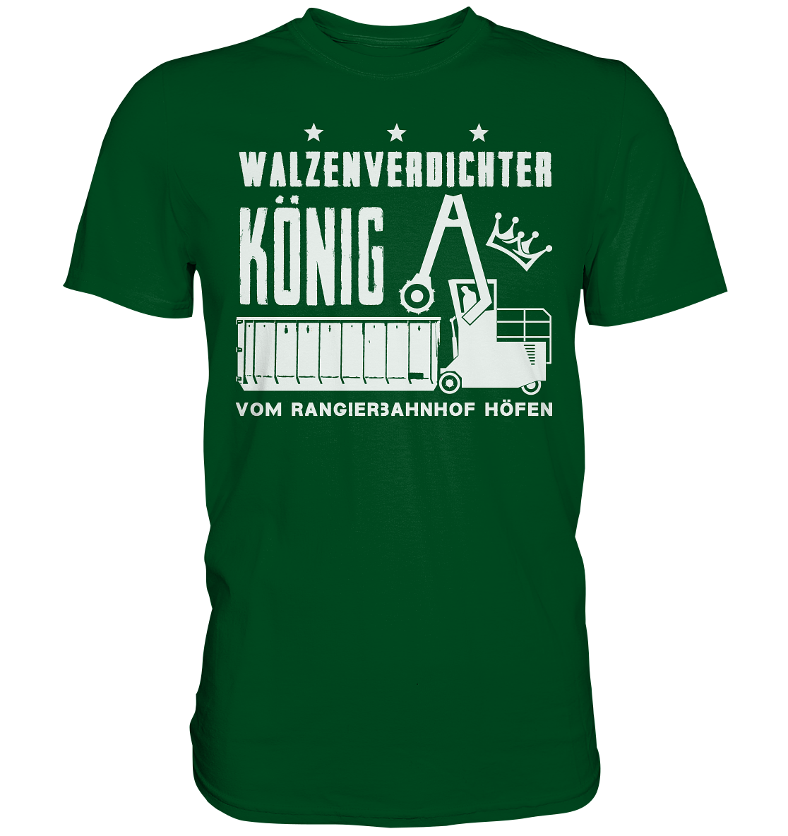 Walzenverdichter-König - Premium Shirt
