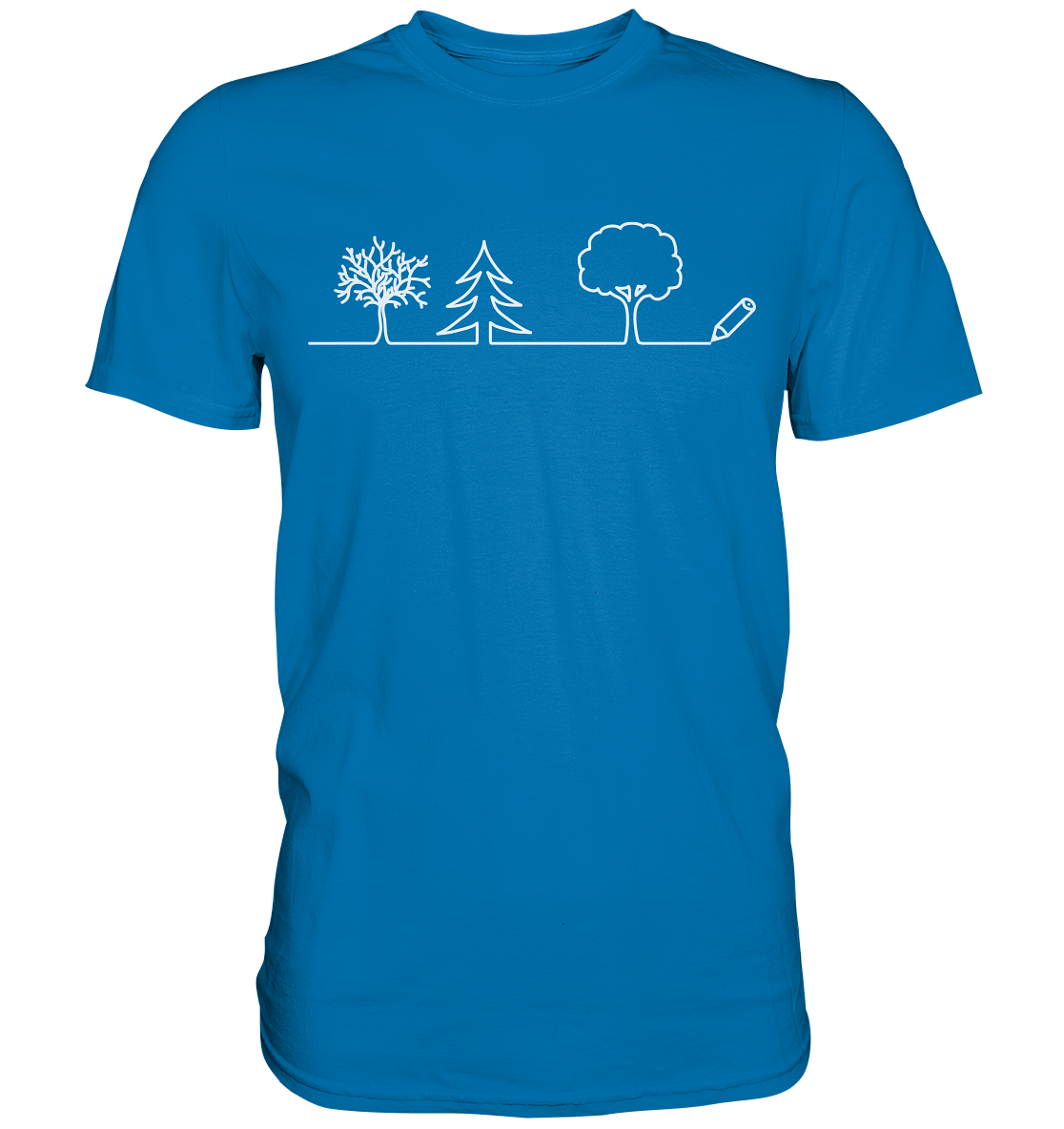 Bäume zeichnen | Organic T-Shirt