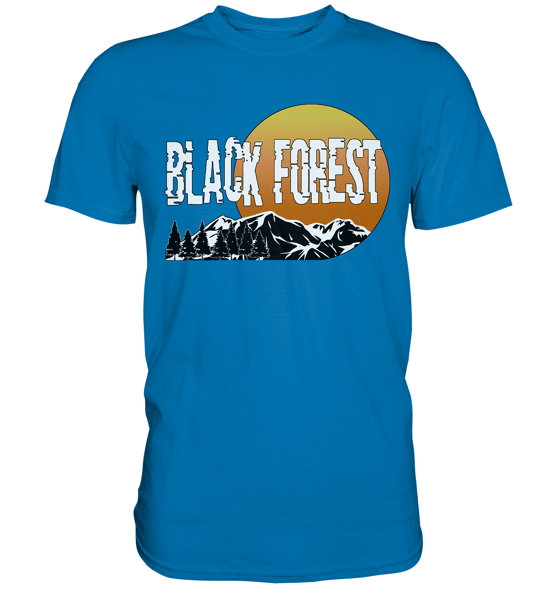 Black Forest Sonnenuntergang | Unisex Premium T-Shirt