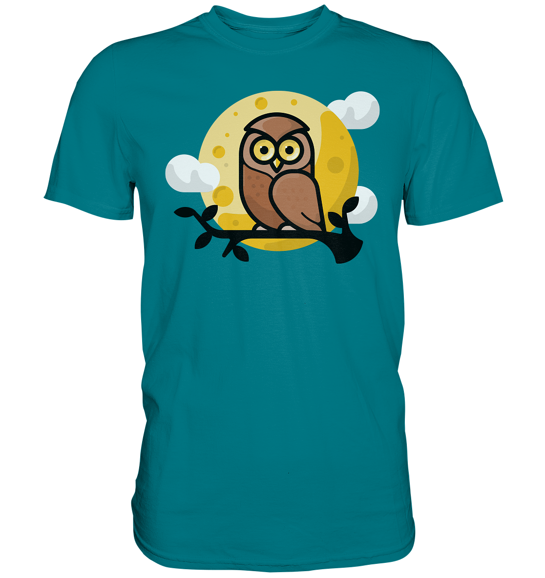 Eule der Nacht | Unisex Premium T-Shirt