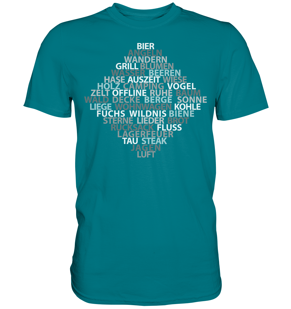 Wortsalat der Natur | Unisex Premium T-Shirt